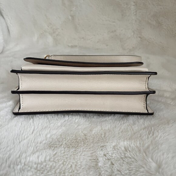 Coach Mini Klare Crossbody Bag In Signature Canvas/Gold/Sand/Chalk - Picture 11 of 16